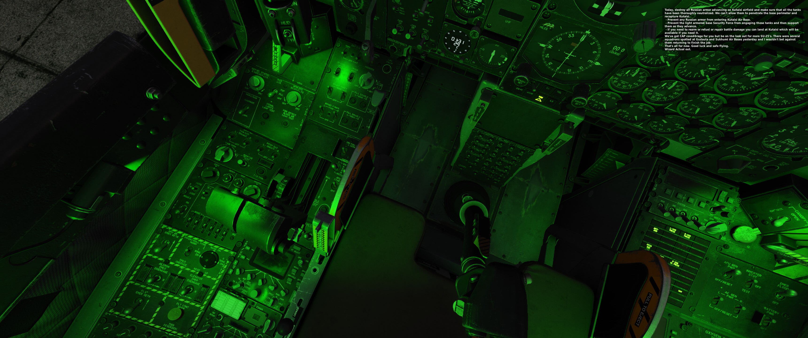 Flight simulation training